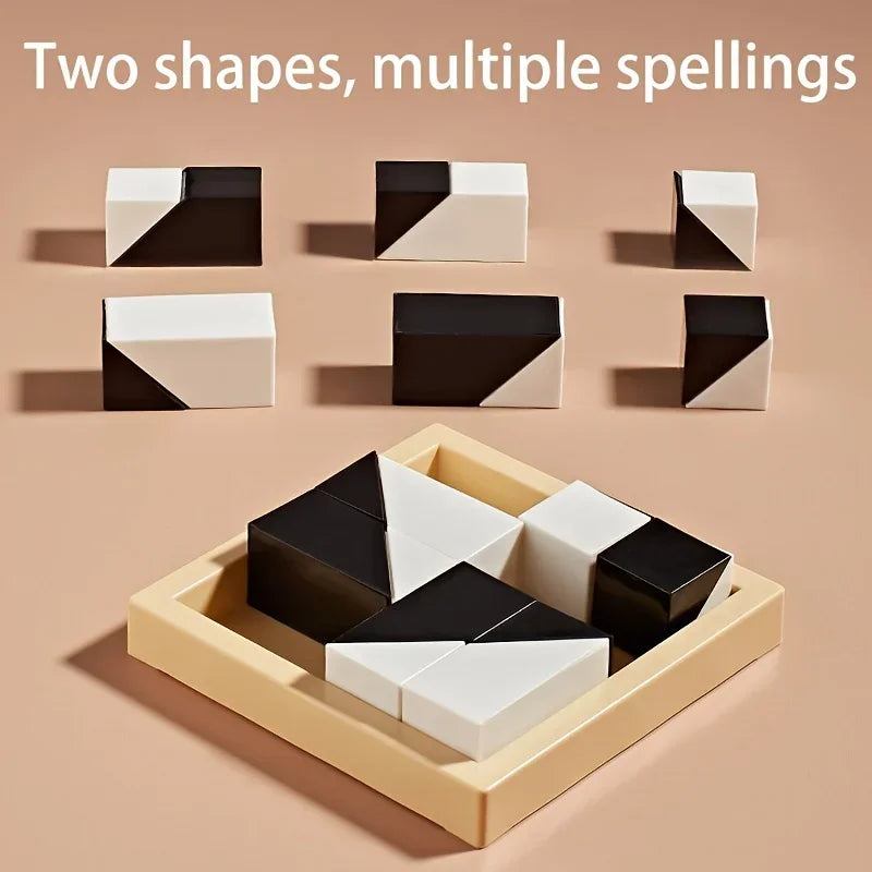 Hidden Block Puzzle 120 Level ABS Material Interesting Enhances Logic and Spatial Reasoning Suitable for 6 Years Old