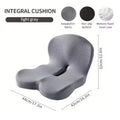 Transform Your Comfort: Memory Foam Lumbar Support Cushion for Car and Office